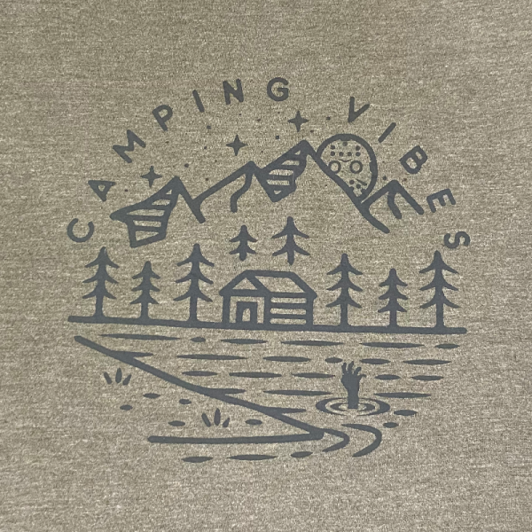 "Camping Vibes" T-shirt