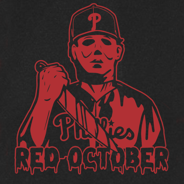 When some padres comes to Citizens Bank Park for a baseball game. Philadelphia sports fans will charge their batteries with this Red October t-shirt.