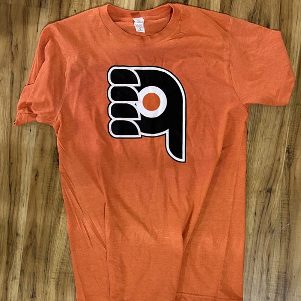 Things are gettin' kind of gritty with the Philadelphia ice hockey t-shirt. Chuck Fletcher needs one of these. | Bad Vibes Mostly is a funny t-shirt company based in Collingswood, NJ.
